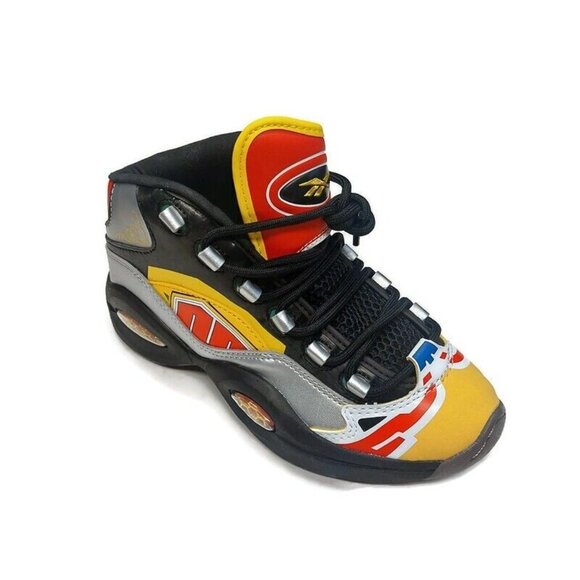Reebok x Power Rangers Mens Size 5.5 Question Mid Megazord Allen Iverson GY0588 - Picture 1 of 8